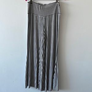 Verducci Lounge Pants Black & White Stripes